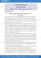 Đề thi học kì 2 Văn 12 Chân trời sáng tạo - Đề số 5